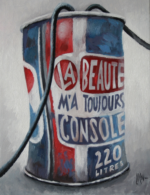 LA BEAUTE M'A TOUJOURS CONSOLE - 35x27